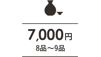 5,000円 9～10品